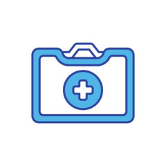 First Aid Kit icon vector stock illustration