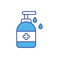 Hand Sanitizer icon vector stock illustration