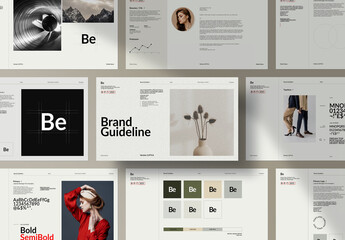Brand Guideline Presentation Layout
