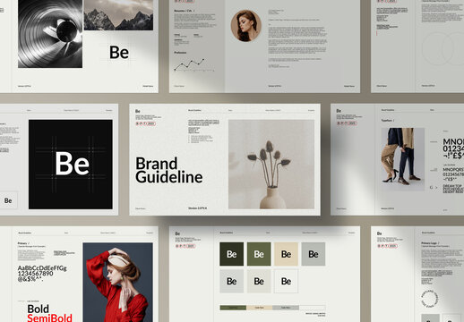Brand Guideline Presentation Layout