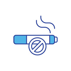 No Smoking icon vector stock illustration