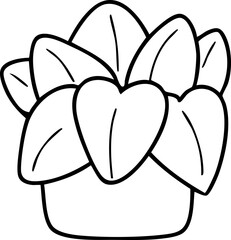 Cute cartoon, gardening, spring, trees, flowers, garden, illustration, hand drawn