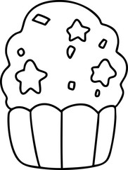 Cute cartoon, gardening, spring, trees, flowers, garden, illustration, hand drawn