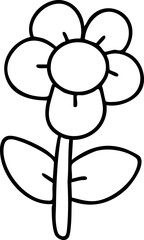 Cute cartoon, gardening, spring, trees, flowers, garden, illustration, hand drawn
