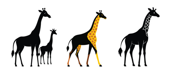 Close-up of a giraffe in front of some green trees, looking at the camera as if to say You looking at me? With space for text.