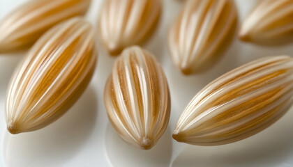 Closeup almonds healthy food natural texture