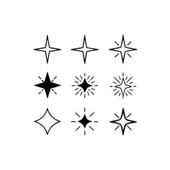 Obraz premium set of stars