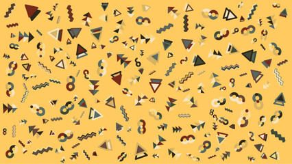 Pattern of geometric shapes suitable for backgrounds, digital designs, prints, packaging, wrapping paper, textiles, stationery, and branding materials.