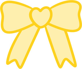 yellow ribbon bow