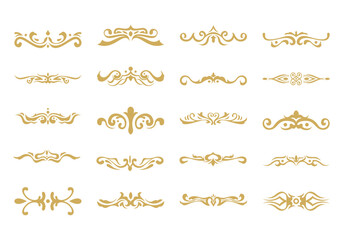 Luxury Ornamental Design Element Set