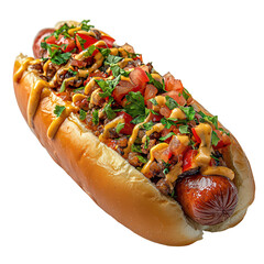 classic hotdog png grilled sausage png street food hotdog png American snack png transparent background image