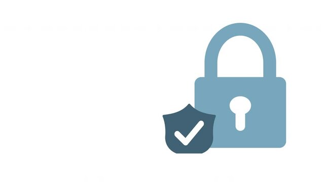 security shield icons, security shields logotypes with check mark