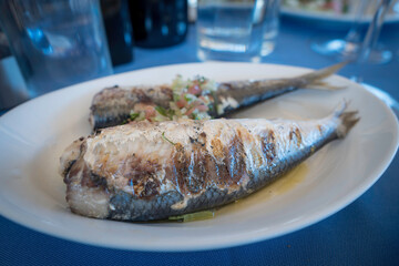 Dishes Mediterranean food