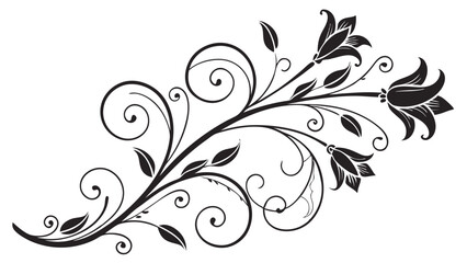 Collection of floral and botanical elements. Set of leaf, foliage wildflowers, plants, bloom, leaves and herb. Hand drawn of blossom spring season vectors for decor, website, wedding card and shop.