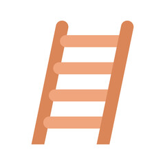 Ladder icon vector image. Suitable for mobile apps, web apps and print media.
