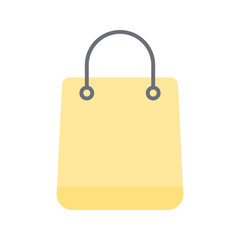 Shopping Bag icon vector image. Suitable for mobile apps, web apps and print media.