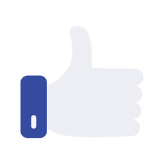 Thumbs Up icon vector image. Suitable for mobile apps, web apps and print media.