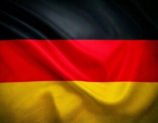 Naklejka premium Germany flag white backround 
