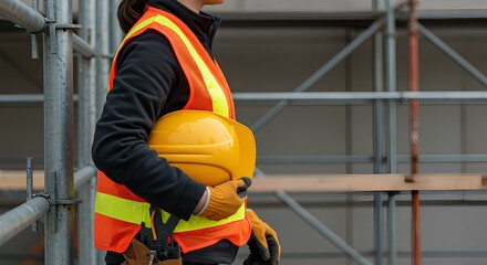 a construction worker working in the field