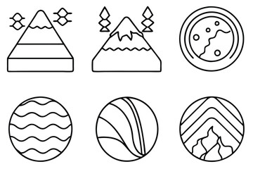 geological time sca line art prehistoric earth timeline sketch