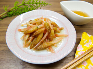 ツクシのおひたし