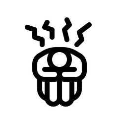 Line Depression Icon