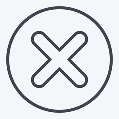 Obraz premium Icon Coin. related to Exclamation symbol. line style. design editable