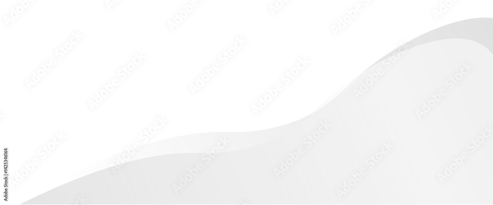 Poster vector minimal geometric white light banner background abstract design.
