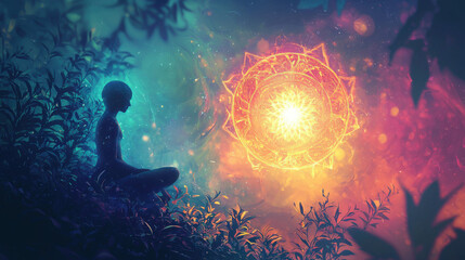 Dreamlike symbols of serenity