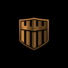 I created a unique and original shield logo.