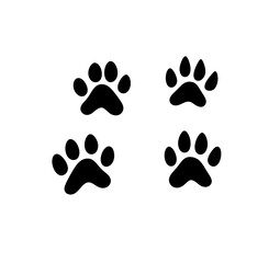 Paw Prints of Delight: Four sets of paw prints, a symbol of companionship, adventure, and the playful spirit of our cherished furry companions. Expressing the simple joy and delightful traces