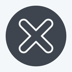 Obraz premium Icon Coin. related to Exclamation symbol. glyph style. design editable