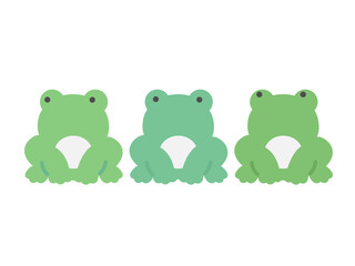 カエル  イラストセット
