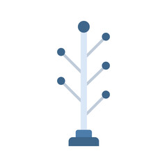 Coat Hanger icon vector image. Suitable for mobile apps, web apps and print media.