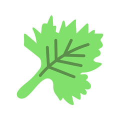 Coriander icon vector image. Suitable for mobile apps, web apps and print media.