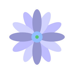 Daisy icon vector image. Suitable for mobile apps, web apps and print media.