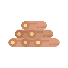 Deforestation icon vector image. Suitable for mobile apps, web apps and print media.