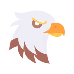 Eagle icon vector image. Suitable for mobile apps, web apps and print media.