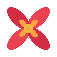 Garlic Mustard icon vector image. Suitable for mobile apps, web apps and print media.