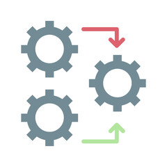 Lean icon vector image. Suitable for mobile apps, web apps and print media.