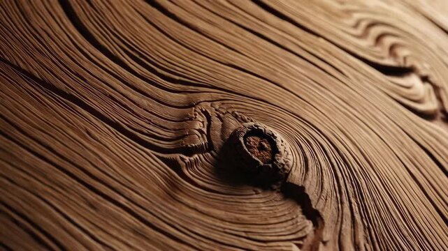 Light reveals wood grain details