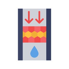 Nanofiltration icon vector image. Suitable for mobile apps, web apps and print media.