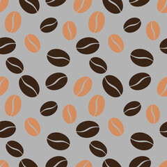 coffee background. Coffee beans in frames, border. Coffee beans background. Coffee Beans Illustration for packaging.Abstract coffee beans banner, Coffee template.
