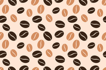Obraz premium coffee background. Coffee beans in frames, border. Coffee beans background. Coffee Beans Illustration for packaging.Abstract coffee beans banner, Coffee template. 