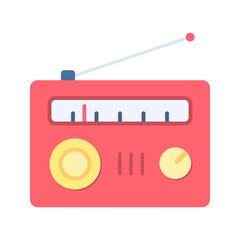 Radio icon vector image. Suitable for mobile apps, web apps and print media.