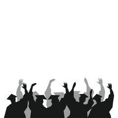 Graduation Silhouette