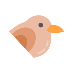 Sparrow icon vector image. Suitable for mobile apps, web apps and print media.