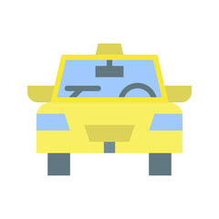 Taxi icon vector image. Suitable for mobile apps, web apps and print media.