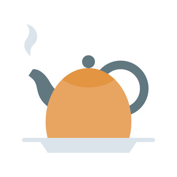 Tea Kettel icon vector image. Suitable for mobile apps, web apps and print media.