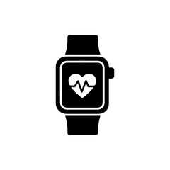 Smartwatch with heart rate monitor representing wearable technology